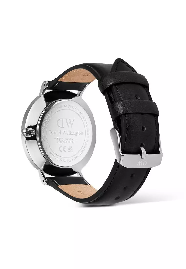 Classic Day Display Sheffield Silver - Men Watch stainless steel leather watch DW Official Authentic Original jam tanggan lelaki DW jam tangan