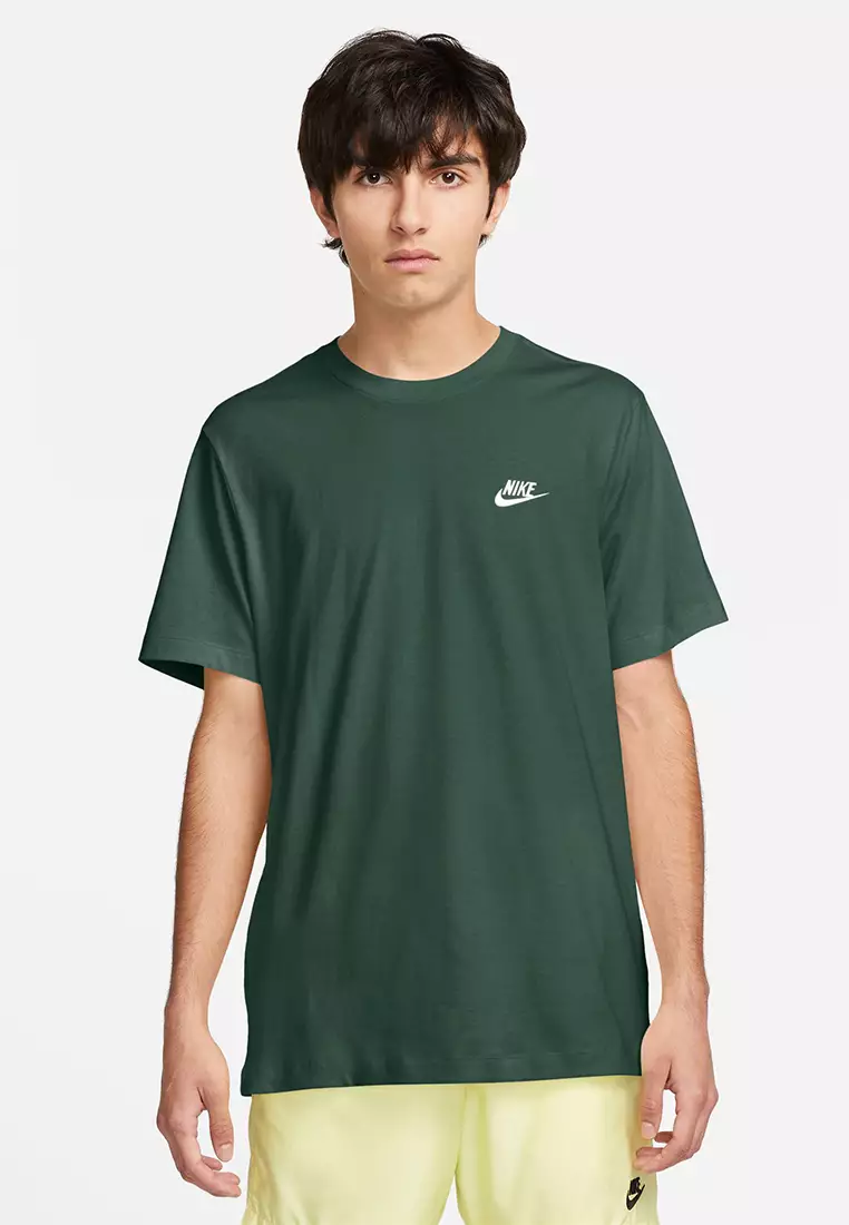 Nike green shirt mens best sale