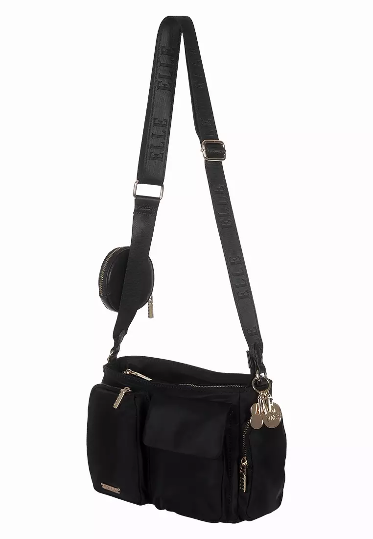 Elle Sling Bag B01-EL-3381 Black Utilitarian