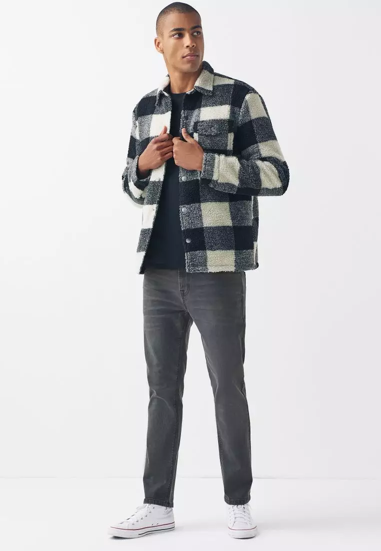 必備款彈力修身牛仔褲