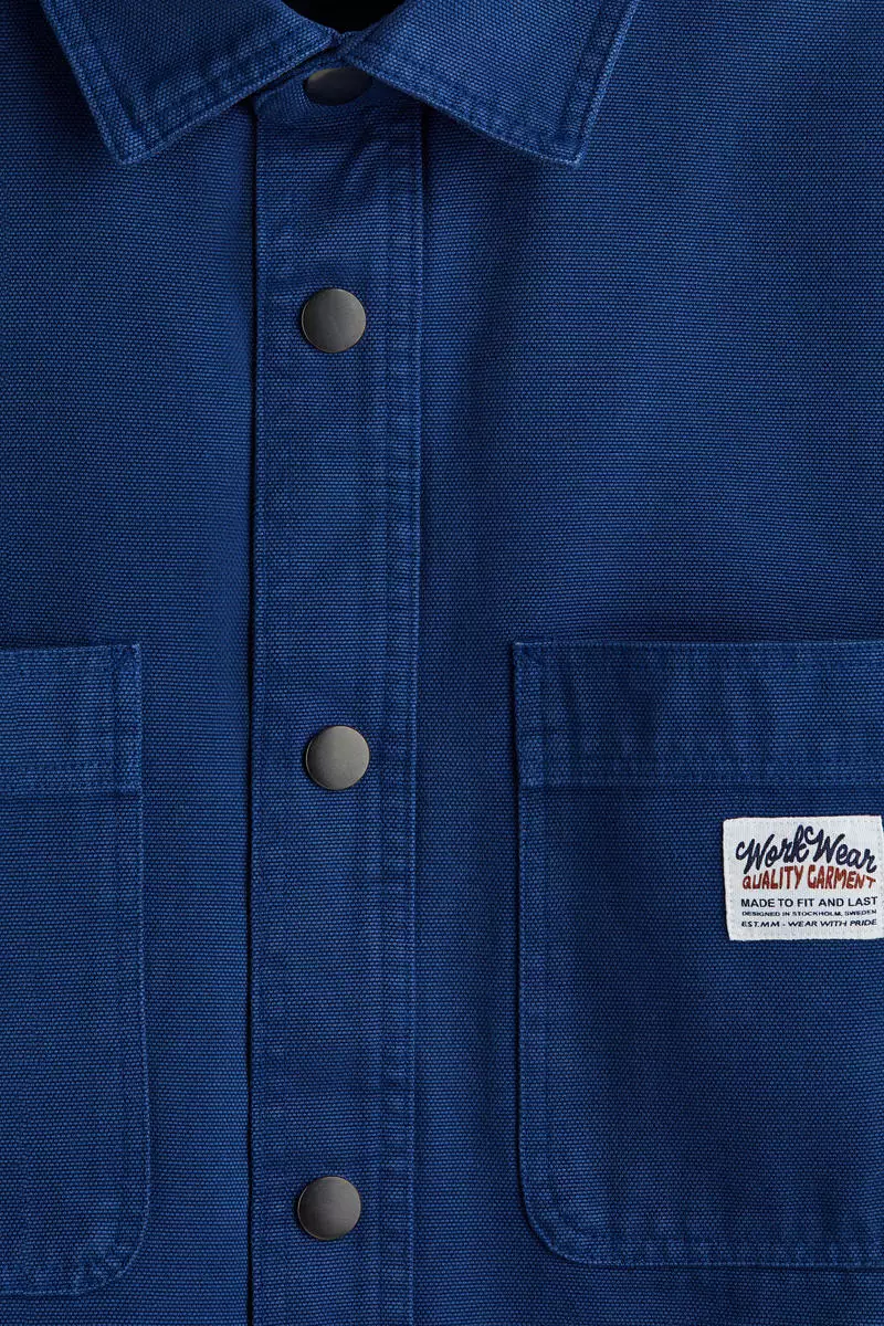 Oversized Fit Canvas overshirt