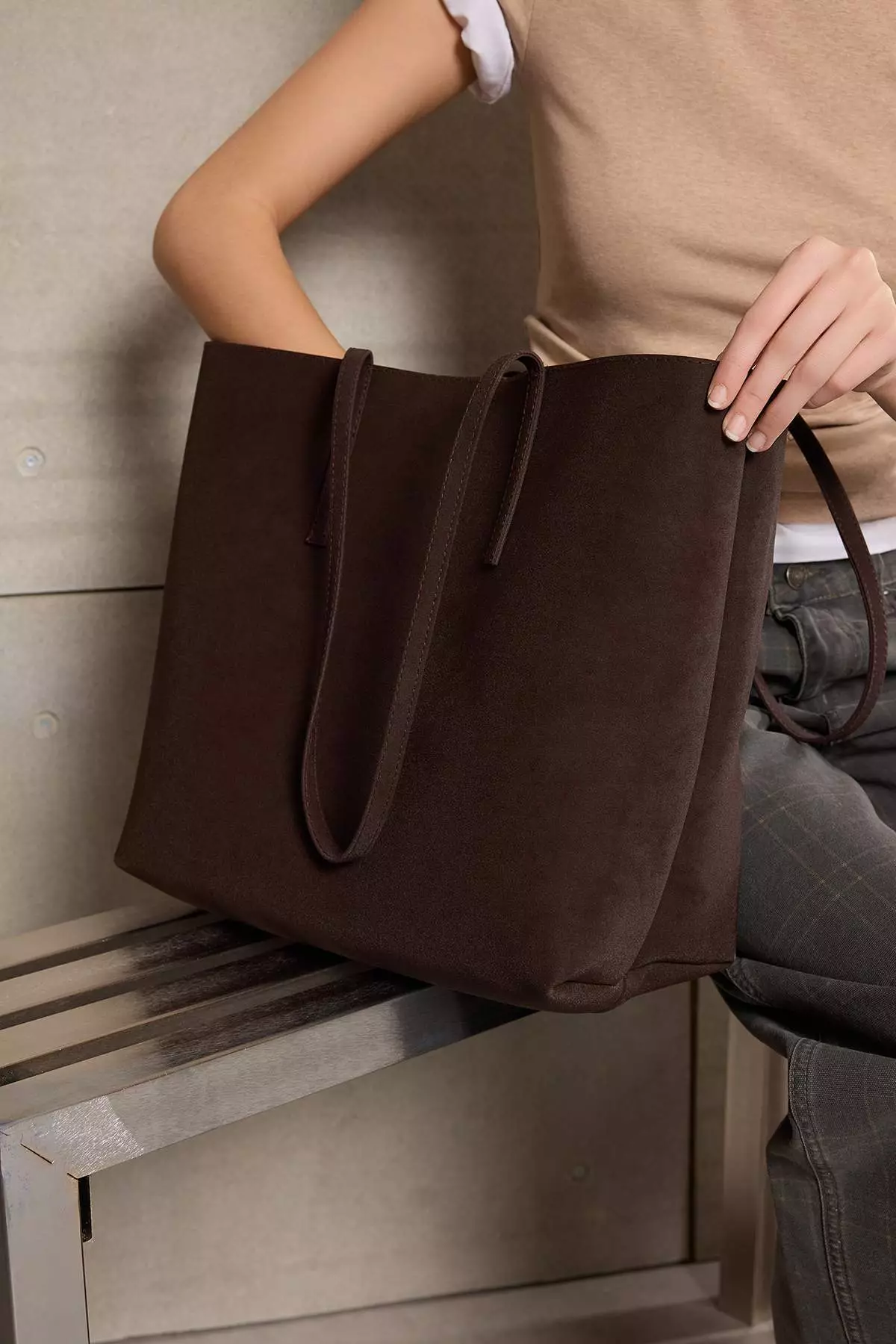 Teen Brown Computer Bag/Puppy Women'S Maxi Size Shoulder Bag Takss26Oc00031