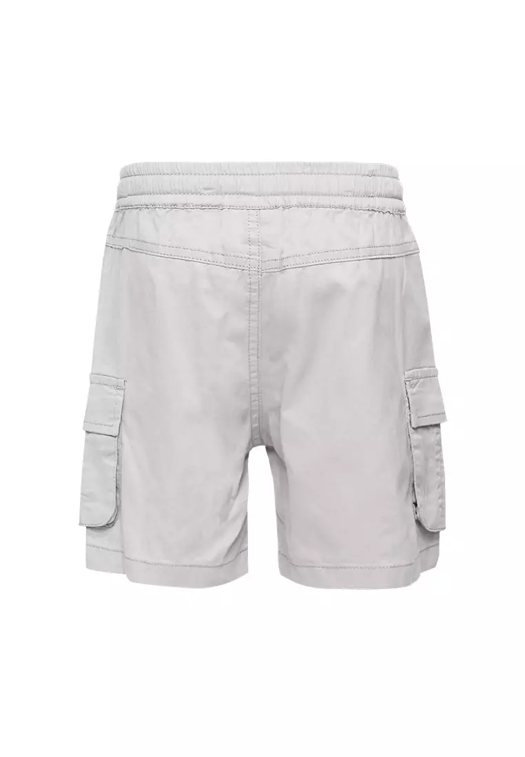 Qna Boy Broken Celana Pendek Katun Anak Abu Muda