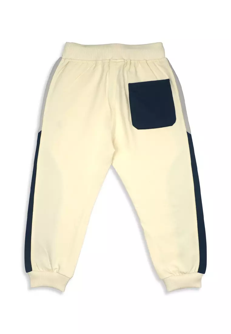 Boys Jogger Pants with Embroidery Details
