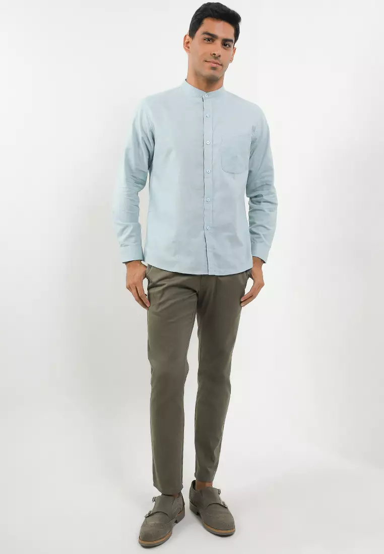 Ossu Light Blue Longsleeve Ciangi Shanghai Shirt