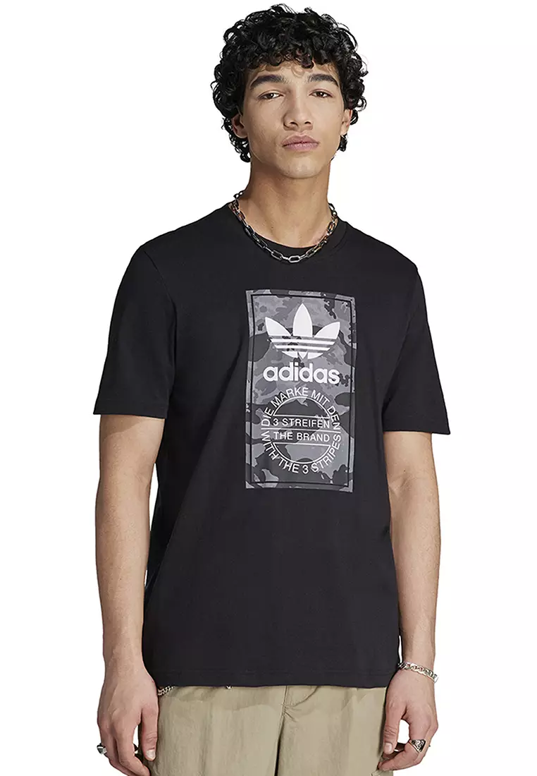 t-shirt label camo graphics Malaysia Buy Online tongue ADIDAS ZALORA |