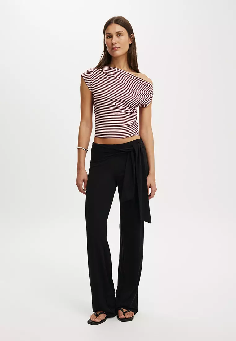 Georgie Off Shoulder Short Sleeves Top