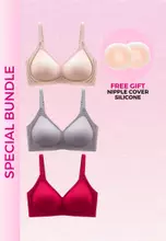 FREE NIPPLE SILICONE COVER - Red, Grey, Nude