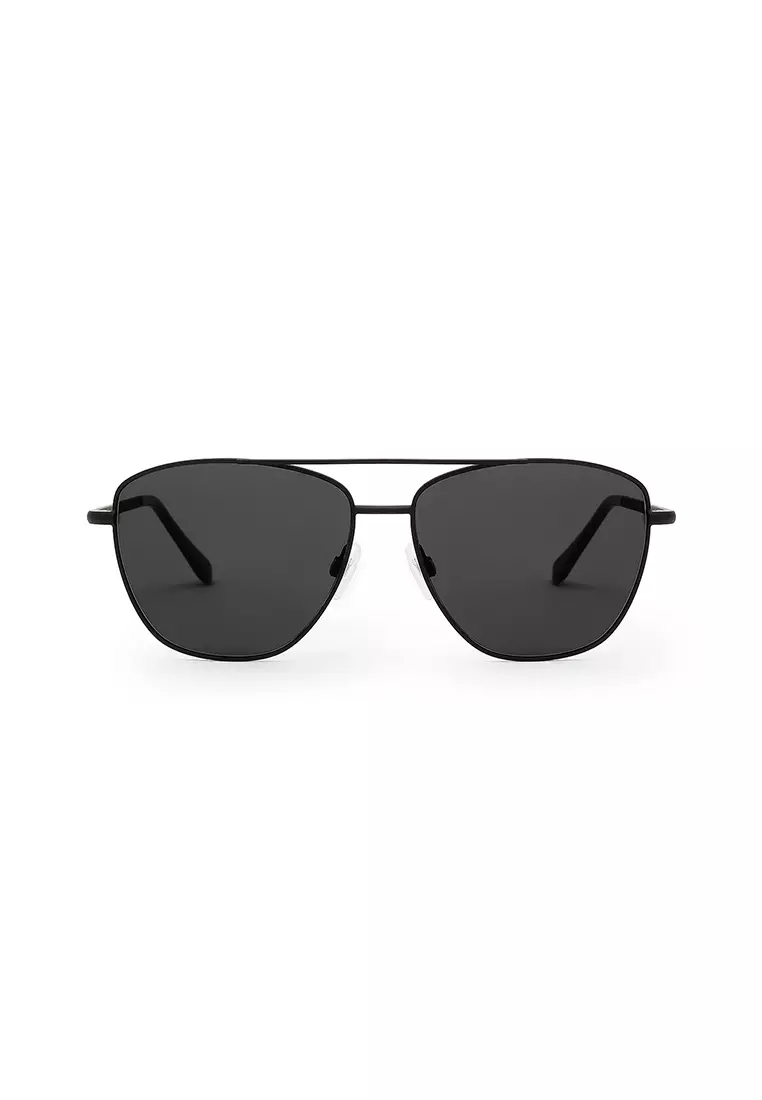 HAWKERS POLARIZED Black Dark LAX Sunglasses for Men and Women, Unisex. UV400 Protection. Official Product designed in Spain