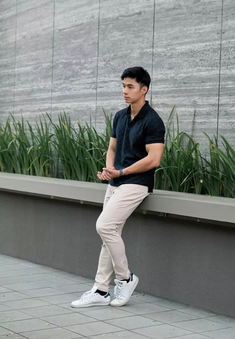 Kale PIERRE BLACK / Polo Shirt Pria / Atasan Pria / Baju Pria Warna PIERRE BLACK / Polo Shirt Slim Fit