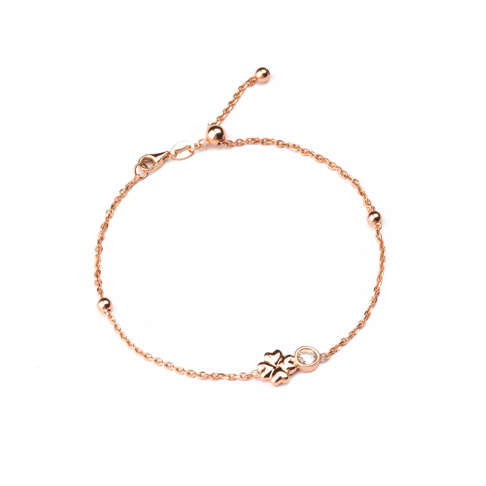 Gelang Serut Emas 7k - Cleya Gold Bracelet - Bubbly Collection - Juene Jewelry