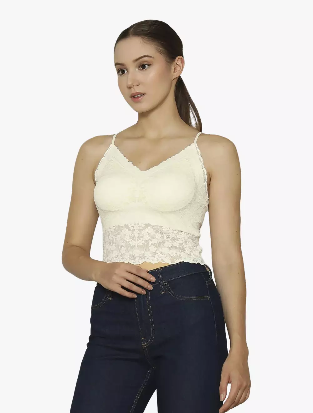 CYNTHIA CHARMY 3 PER 4 CUP CAMISOLE - Brown