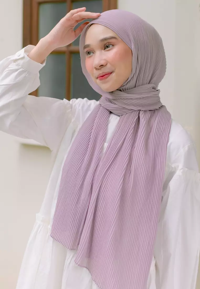 Ayra Pleats Shawl Baby Nude