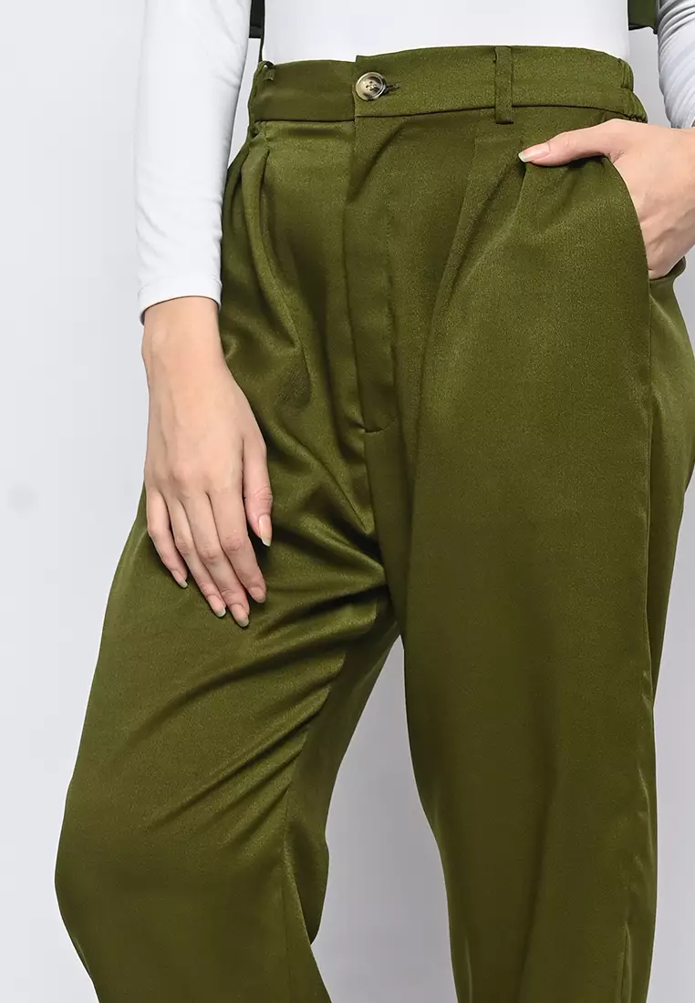 Lucina Baggy Pant Army