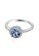 Her Jewellery Classic Alexandrite Ring (White Gold) - made with Zirconia & Lab created Alexandrite Gemstone 0720DAC67036B8GS_3