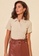 Trendyol beige Casual Polo Shirt A365BAAC8F96D1GS_1