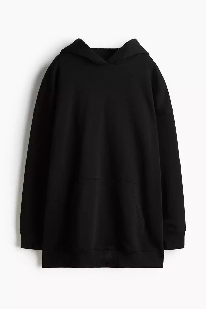 Oversized hooded dress