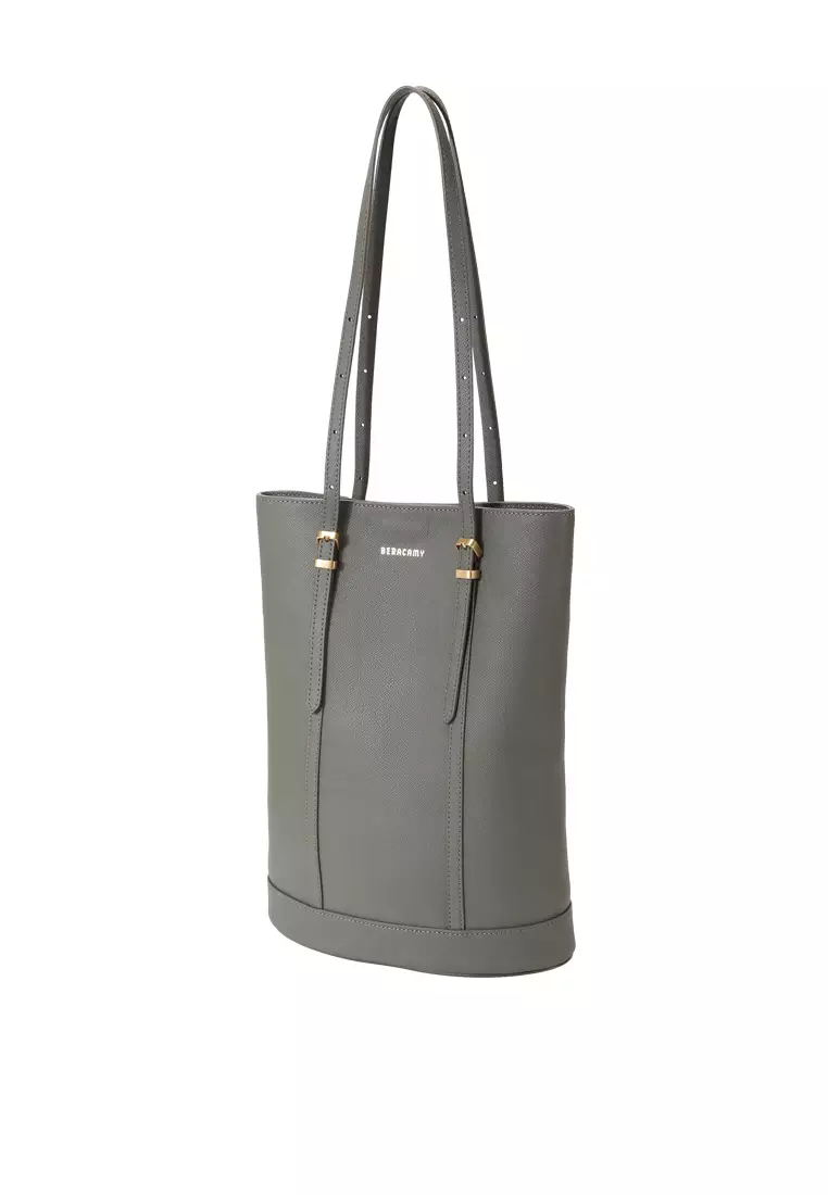 LYLE Portrait Tote - Embossed Grey