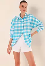Blue Checkered