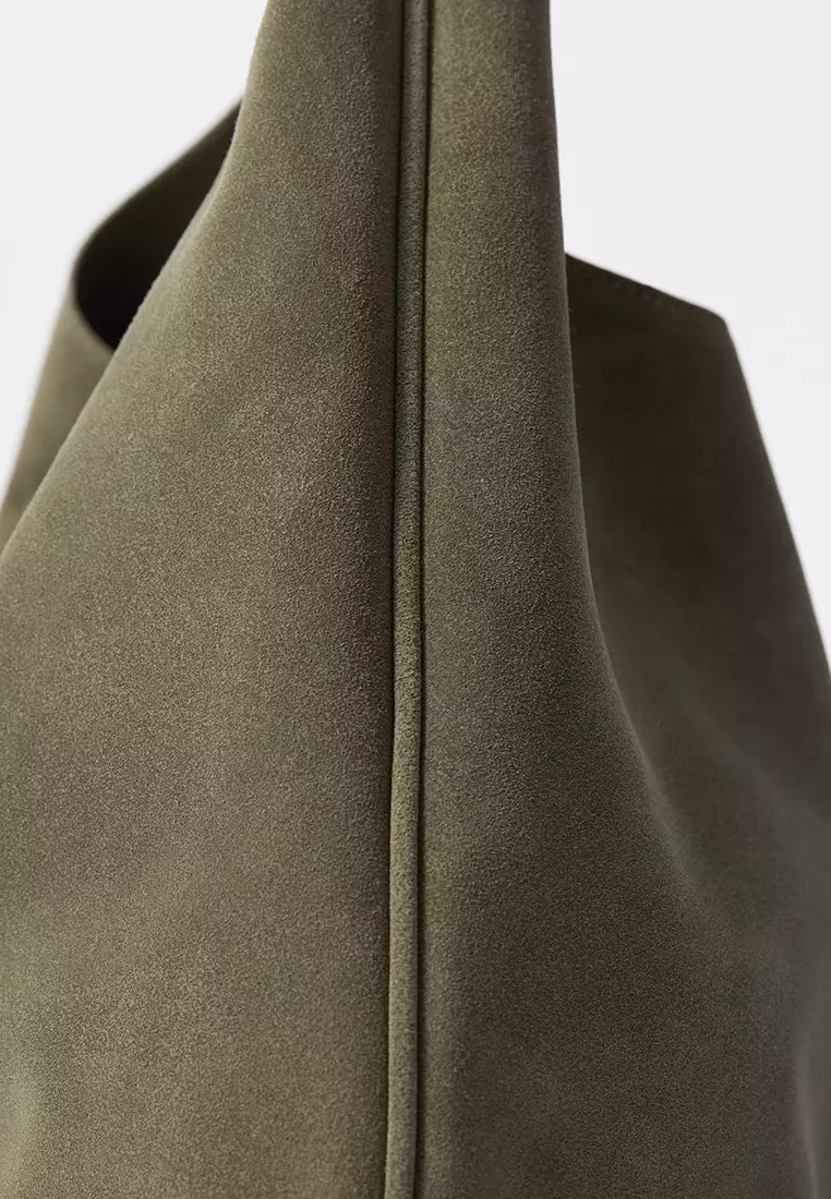 Large Suede Tote Bag