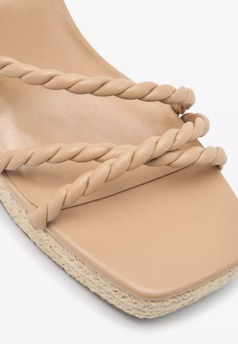 Next sales nude sandals
