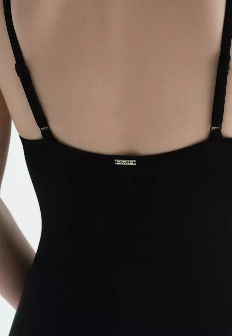 Black Swimsuit, Minimizer, Full-Cup, Non-wired, Swimwear for Women