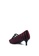 House of Avenues red GROOVY BLOCKS STUDS PUMP 4415 Burgundy A8DFBSH61CC3AFGS_3