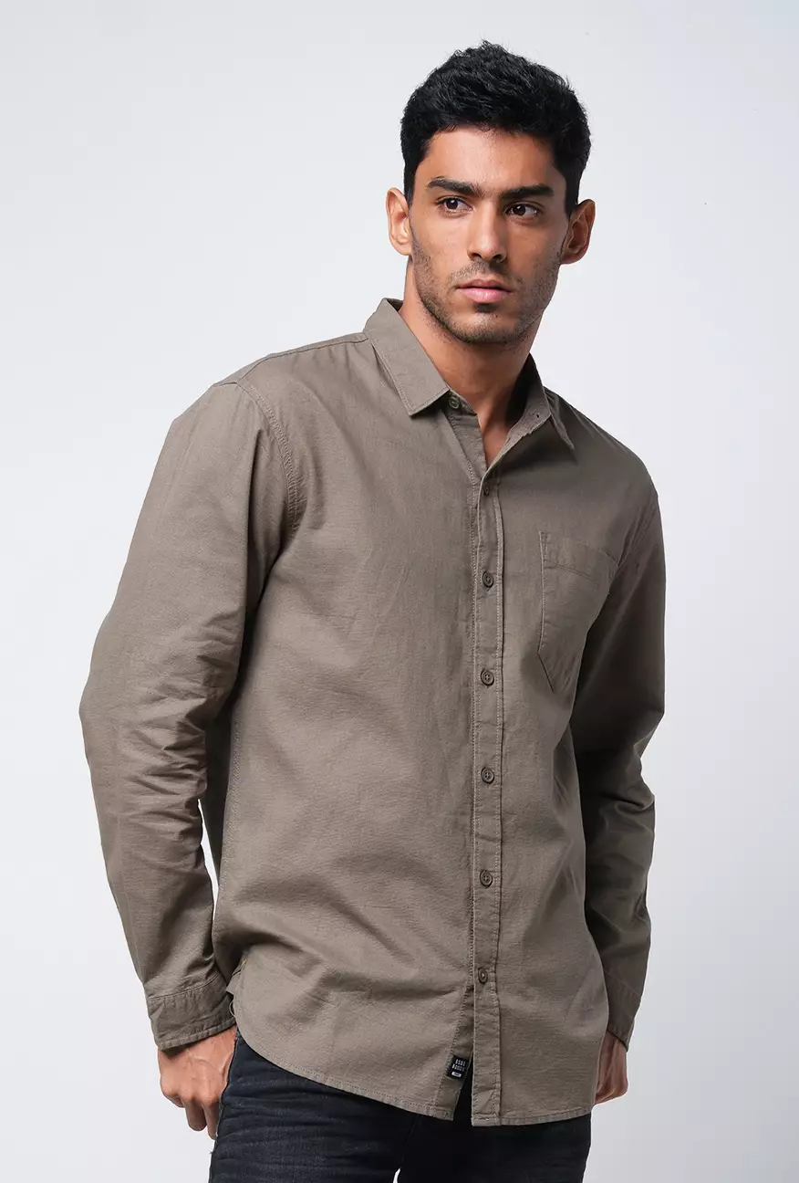 Kemeja Pria Ottoman Green Army
