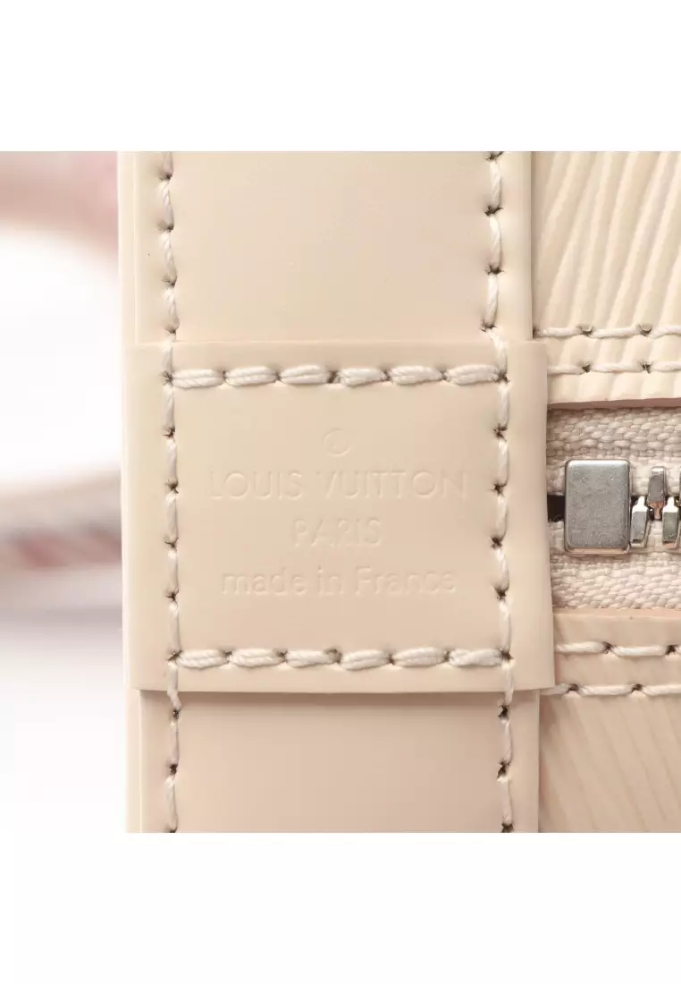 Pre-Loved Louis Vuitton Alma BB Epi Quartz Handbag leather ivory 2WAY