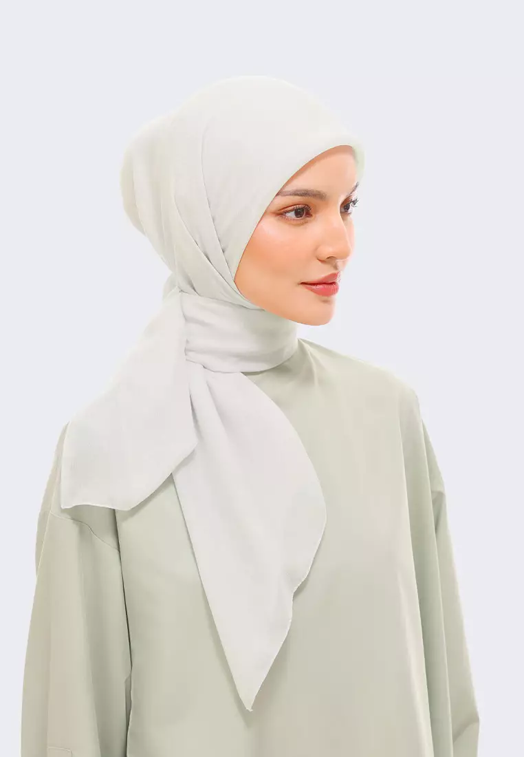 RiaMiranda Pale Grey Rarina Scarf