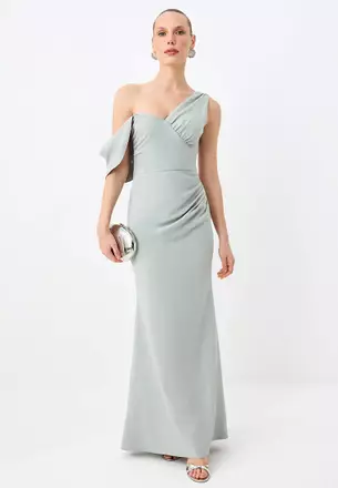 short bodycon wrap dress Jill Tie-Back Satin Mini SIZE:PM color separate pattern:Prints The Denim Dress Is
