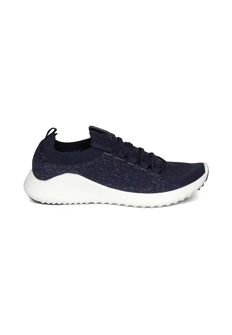 Aetrex Carly Lace Up Women sneakers Navy