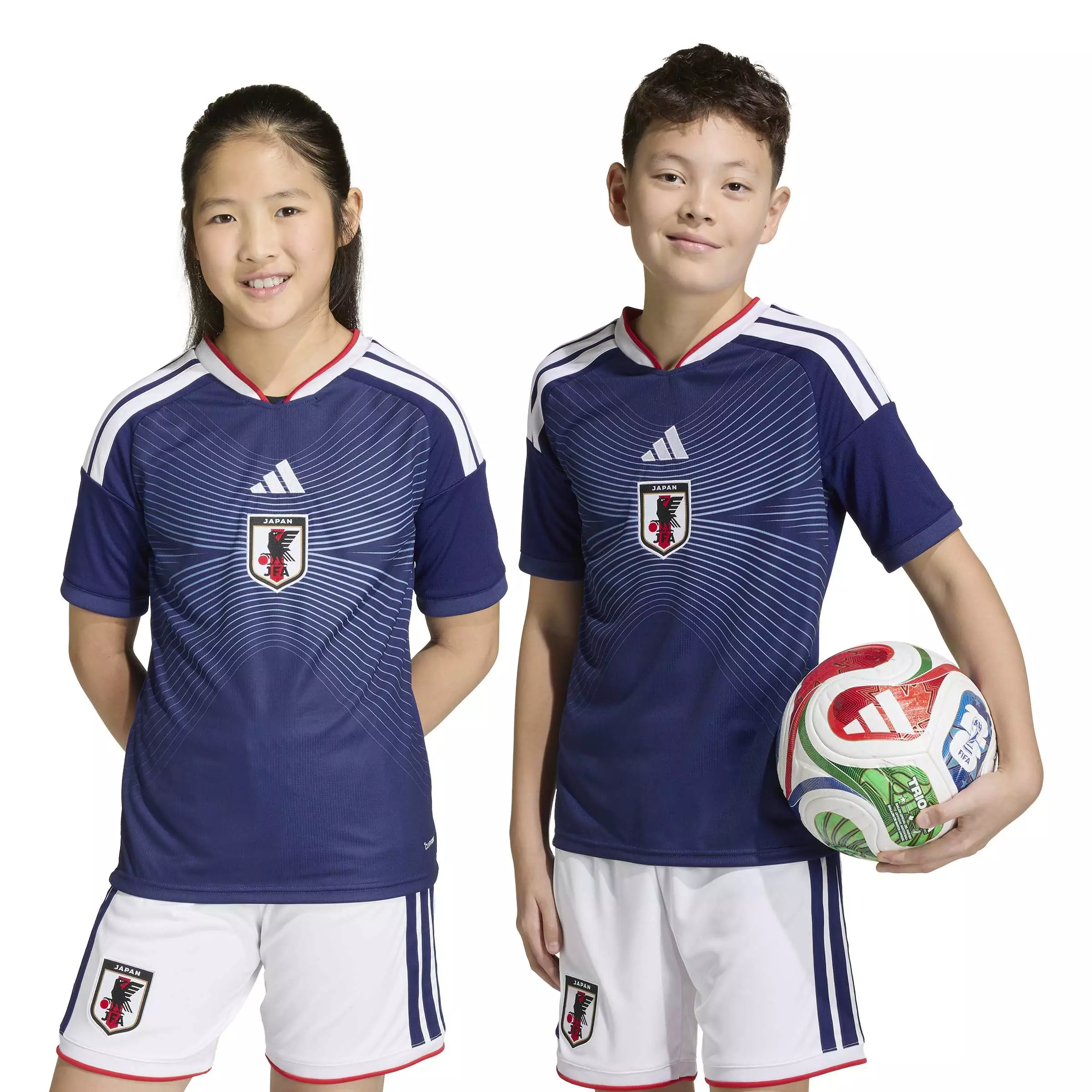 ADIDAS Japan JFA 26/27 Home JZ9688 - Jersey Anak (Biru)