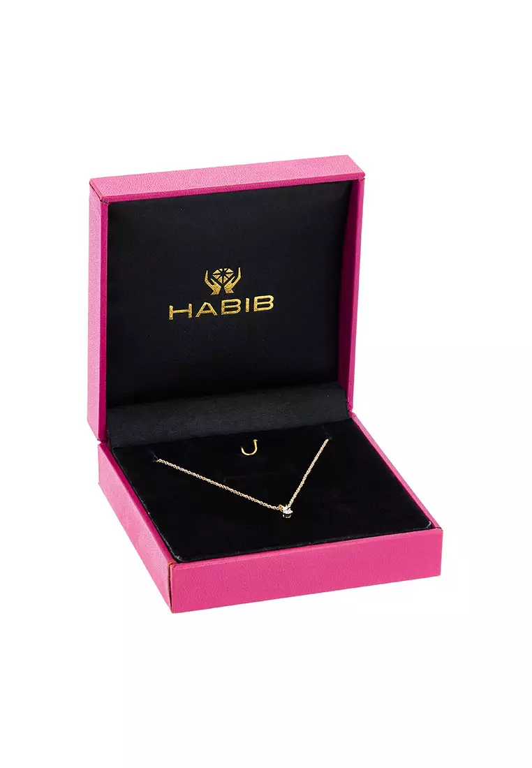 HABIB Round Diamond Necklace in 375/9K Yellow Gold 560080623(YG)