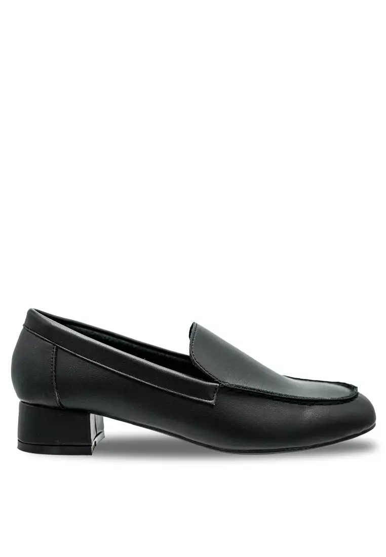 Women Slip On Faux Leather Loafers