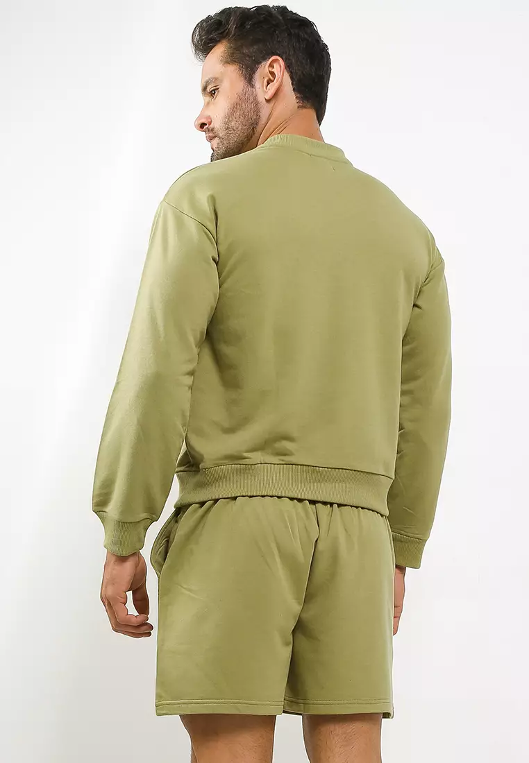 Long Sleeve Sweater Short Pants New York