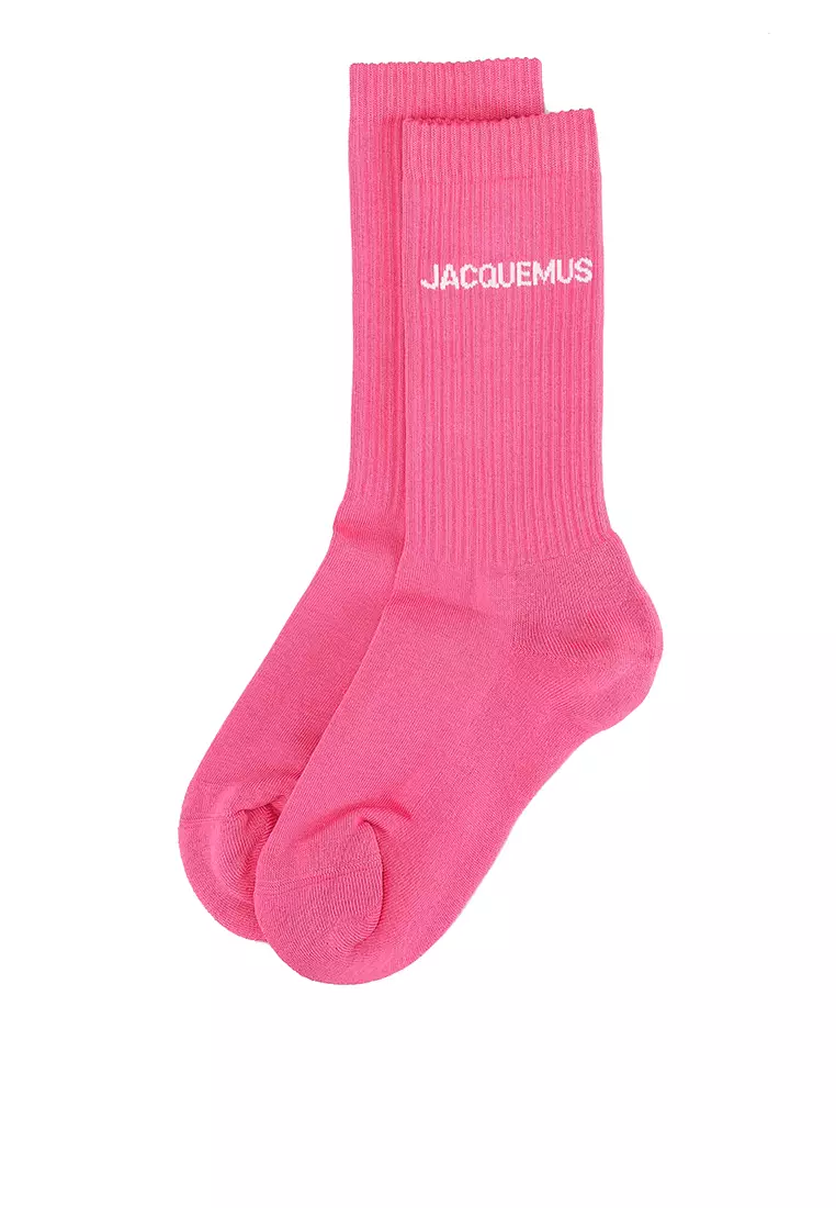 Buy Jacquemus Les Chausettes Ribbed Crew Socks (nt) 2024 Online ...