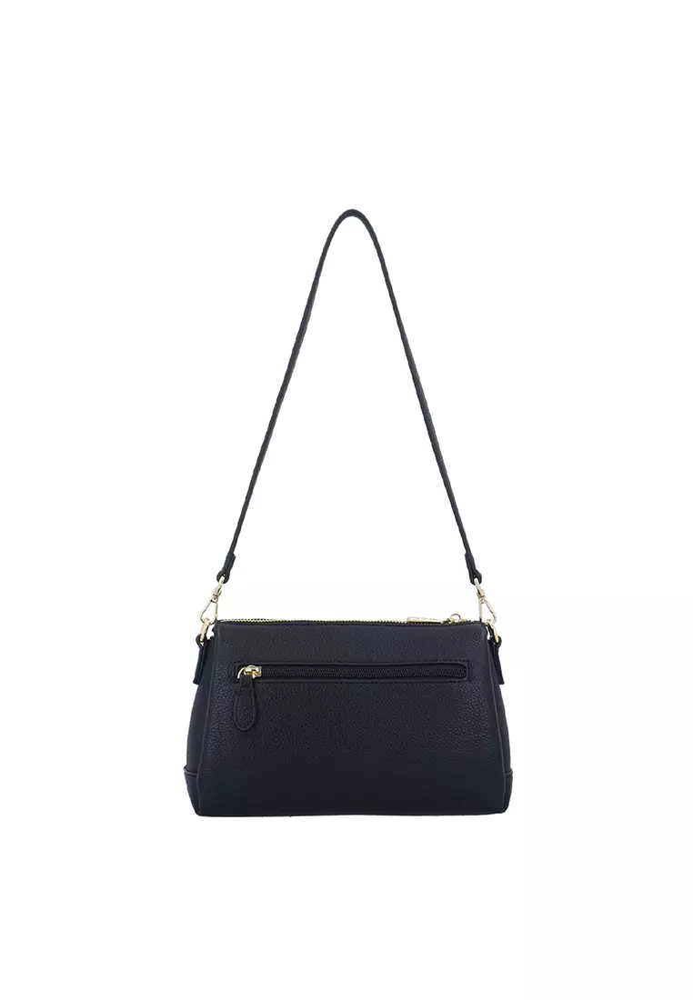 CR Harper 2-Way Shoulder Bag - Black