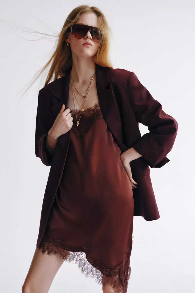 Linen-blend blazer