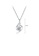 Glamorousky white 925 Sterling Silver Fashion and Elegant Water Drop-shaped Cubic Zirconia Pendant with Necklace F21EDAC9516C2DGS_2