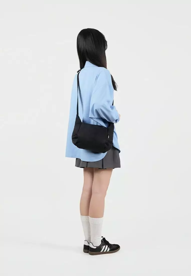 Hellolulu Milo All Day Shoulder Bag S (Moss Black)