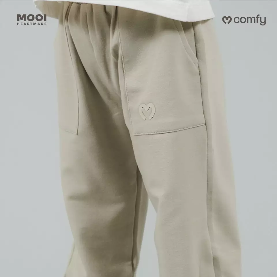 Mooi Celana Jogger Anak Comfy Jogger Pants Kids - Pink Blossom