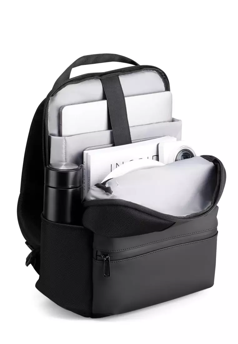 Mark Ryden MR9809 15.6″ Laptop Waterproof Backpack Travel Bag with USB & Micro Port -Black