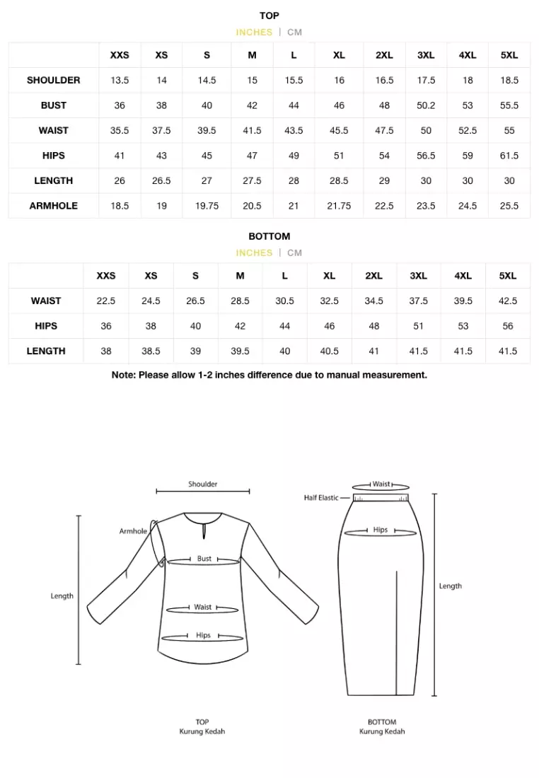 Bayu Somerset Grain Kurung - Cream