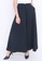 Summer Love navy Wide Leg Palazzo Pants With Side Slant Pockets And Half-Elastic Waistband D708AAAFC1CABAGS_1
