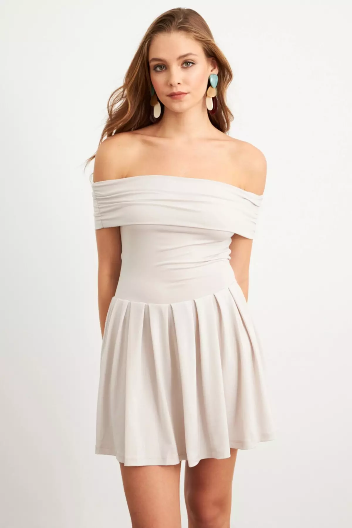 Madonna Collar Mini Dress