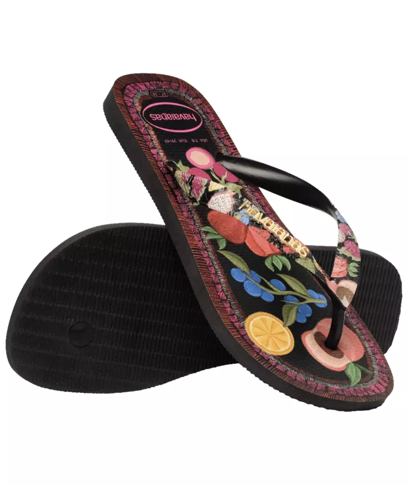 Havaianas Top Tropicalia Vibes II Black - Sandal Wanita