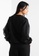 ck Calvin Klein black Core Spacer Top With Silk Organza Overlay Top E6B71AAB20A56DGS_2