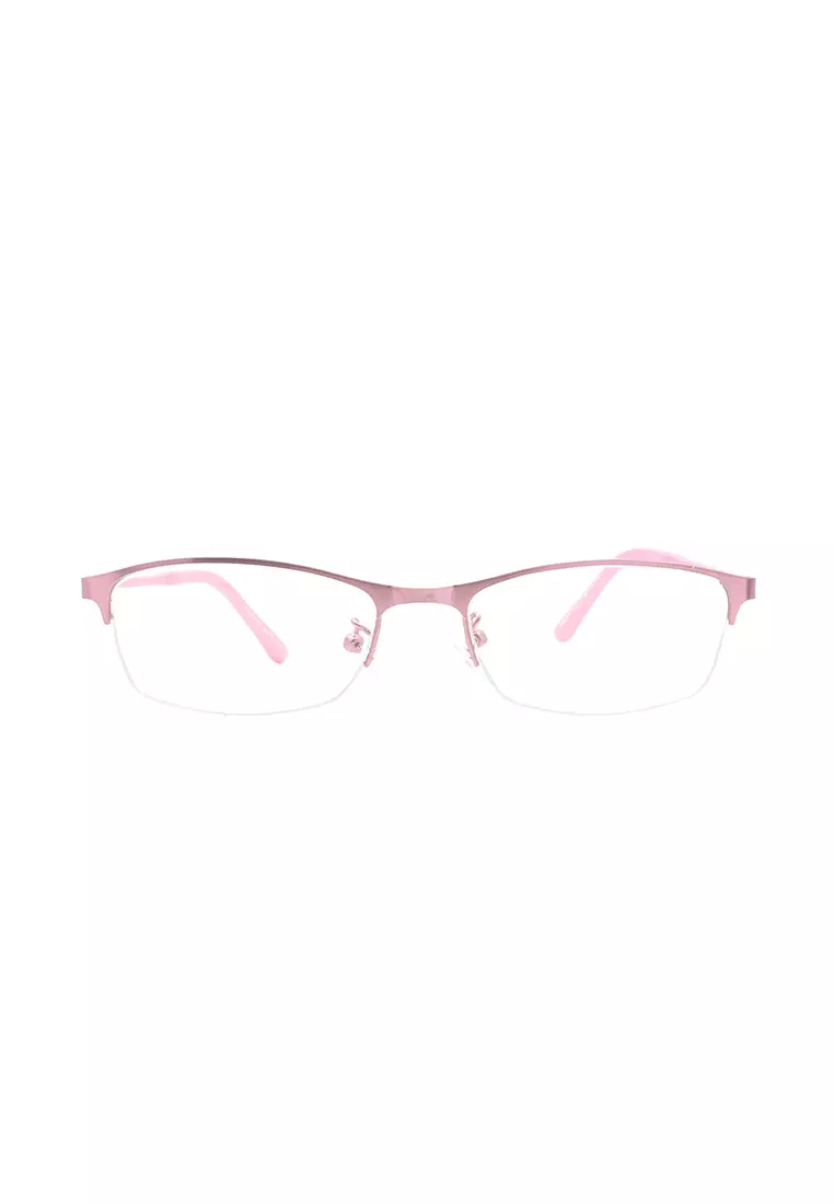 3028 Metal (C2-Pink) Anti-Radiation Computer Eyeglasses for Men/Women