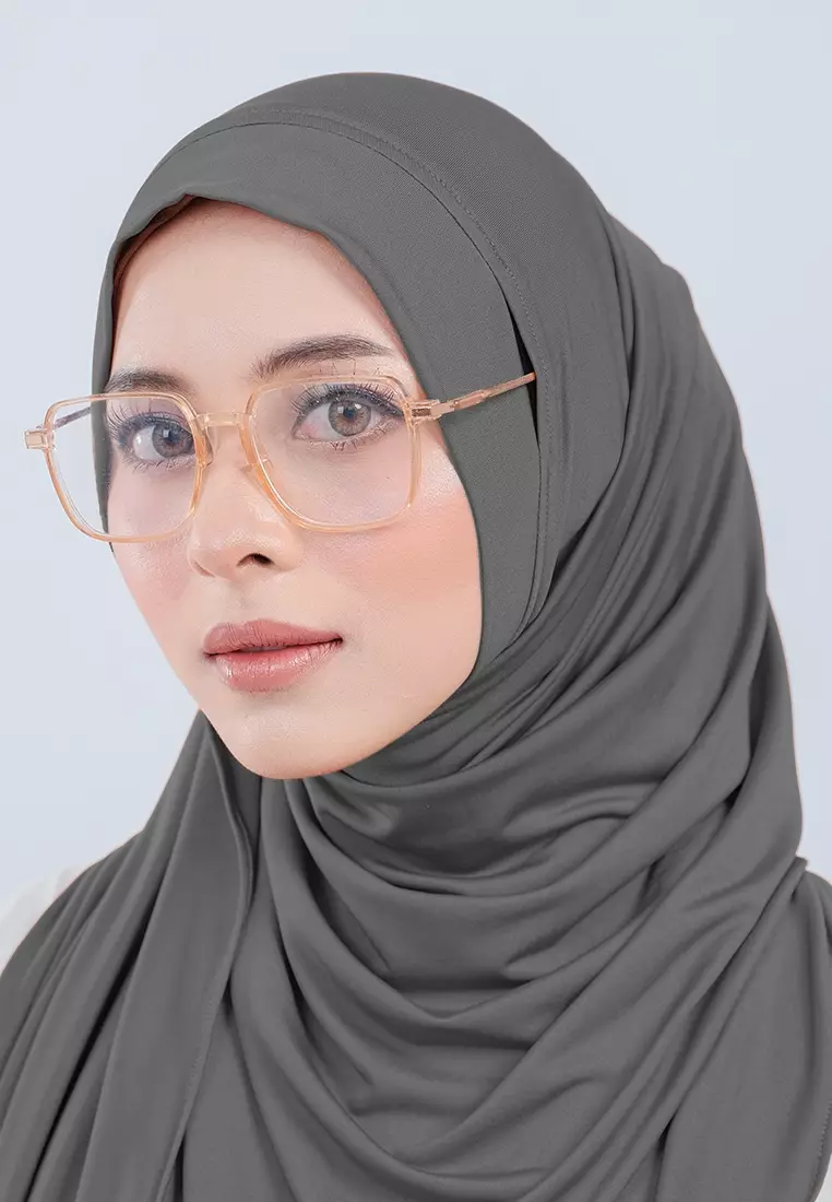 HIJAB INSTAN FAYZA - DARK GREY